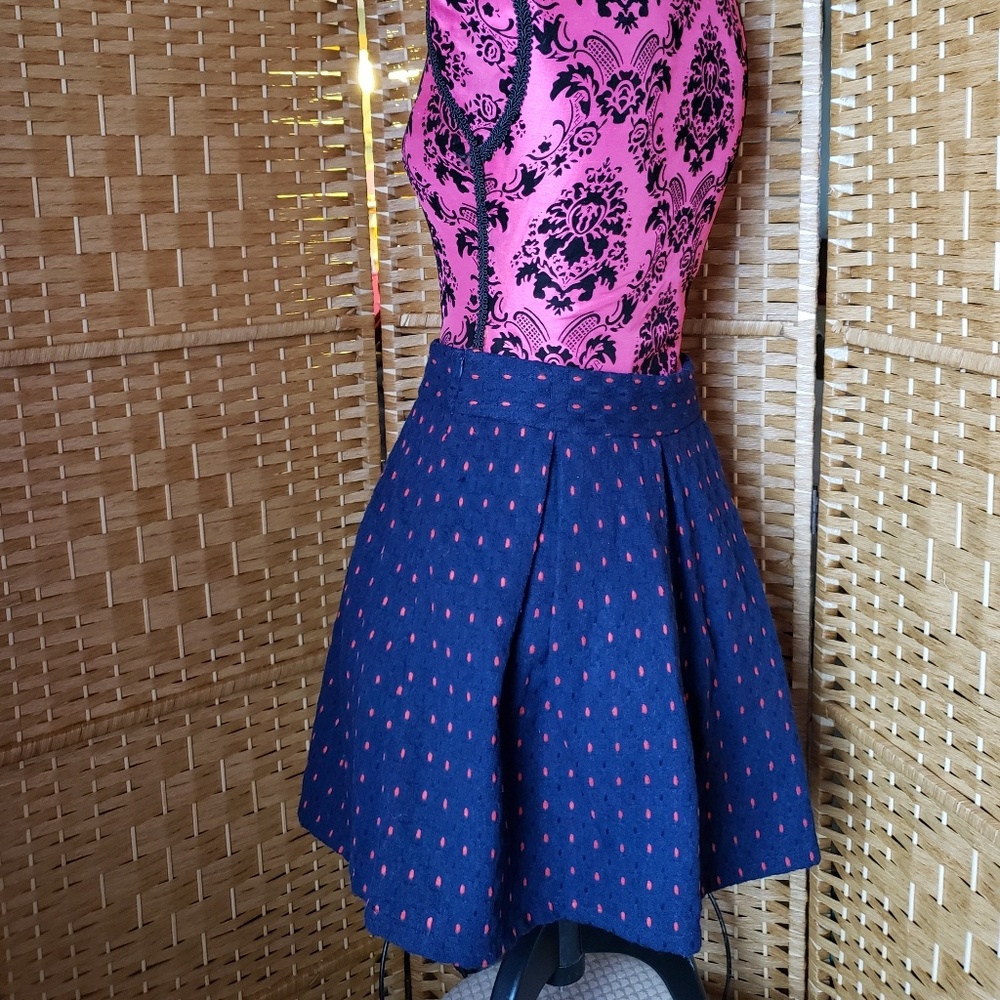 Modcloth Skirt Retro Mini A-Line Skirt Small KLING